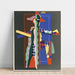 Reproduktion av målningen Collection Décors et Couleurs, Pl. 13 - Georges Valmier