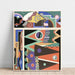 Reproduktion av målningen Collection dekorer och färger Pl.03 - Georges Valmier