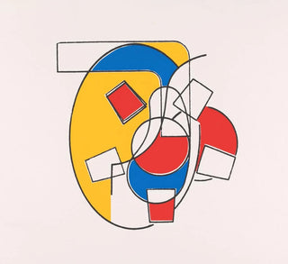 Composition avec ovales et rectangles - Anonyme