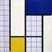 Reproduktion av målningen Komposition i halftoner - Theo van Doesburg