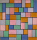 Reproduktion av målningen Composition en dissonances - Theo van Doesburg