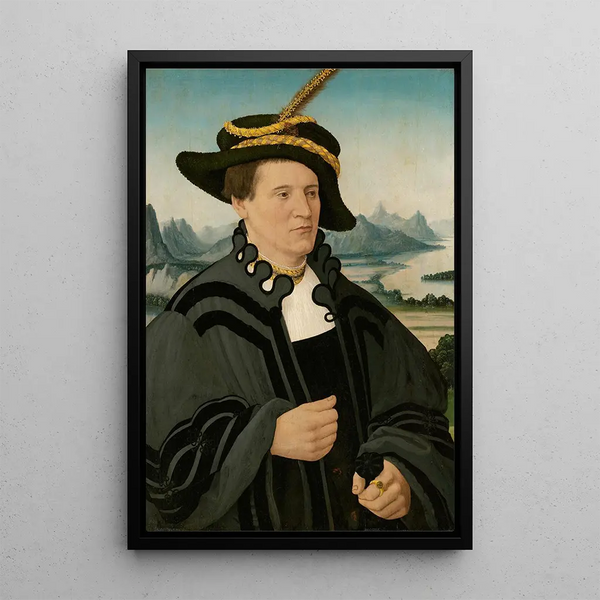 Reproduktion av målningen Portrait de Fridrich Rorbach - Conrad Faber von Kreuznach
