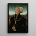 Reproduktion av målningen av porträtt av Margarete Stralenberg född Stalburg - Conrad Faber von Kreuznach