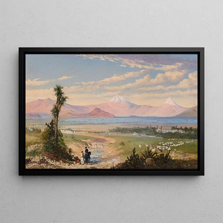 Conrad Wise Chapman - The Valley of Mexico the Two Volcanoes Popocatpetl and Iztaccihuatl Beyond.webp