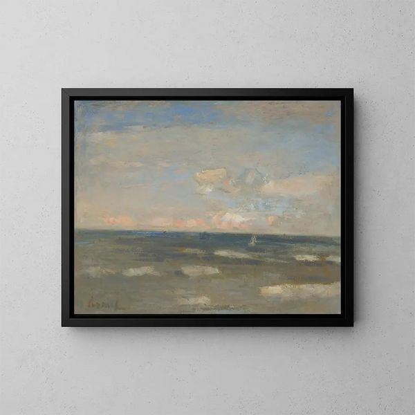 Marine bleue - Constant Permeke — inramlat konstverk på väggen