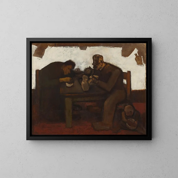 Le pain quotidien - Constant Permeke — inramlat konstverk på väggen