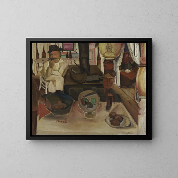Stand de pâtisseries - Constant Permeke — inramlat konstverk på väggen