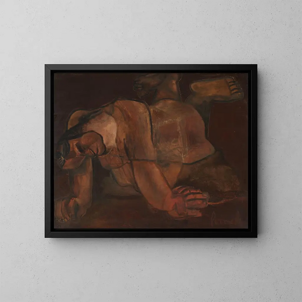 Wiedster - Constant Permeke — inramlat konstverk på väggen