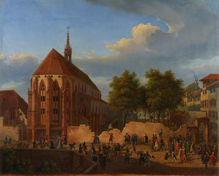 Constantin Guise - Der Abbruch des Totentanzes zu Basel.webp