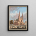 Vue de la cathédrale de Bâle - Constantin Guise — inramlat konstverk på väggen