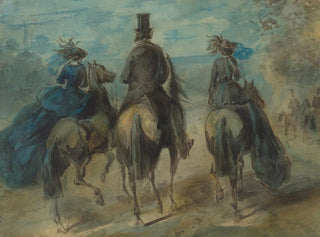 Constantin Guys - Promenade In The Bois.webp
