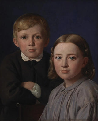 Constantin Hansen - Jens Simmelkr Asmussen og Katrine Asmussen som brn.webp