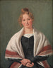 porträtt av Hanne Wanscher född Wegener - Constantin Hansen — vy av konstverket
