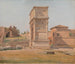 L'arc de Titus à Rome - Constantin Hansen — vy av konstverket