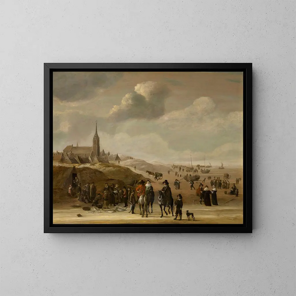 Scheveningen - Cornelis Beelt — inramlat konstverk på väggen