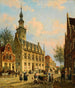 La mairie de Veere - Cornelis Christiaan Dommelshuizen — vy av konstverket