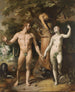 La chute de l'homme - Cornelis Cornelisz van Haarlem — vy av konstverket