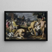 Le Massacre des Innocents - Cornelis Cornelisz van Haarlem — inramlat konstverk på väggen