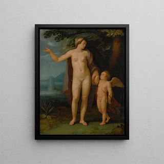 Cornelis Cornelisz Van Haarlem - Venus and Cupid in a landscape.webp