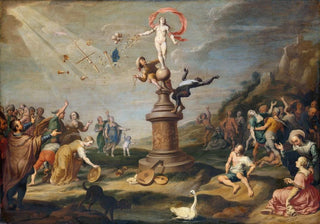 Cornelis De Baellieur - Fortuna Distributing Her Largesse.webp