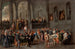 Besöka de sjuka - Cornelis de Wael — vy av konstverket