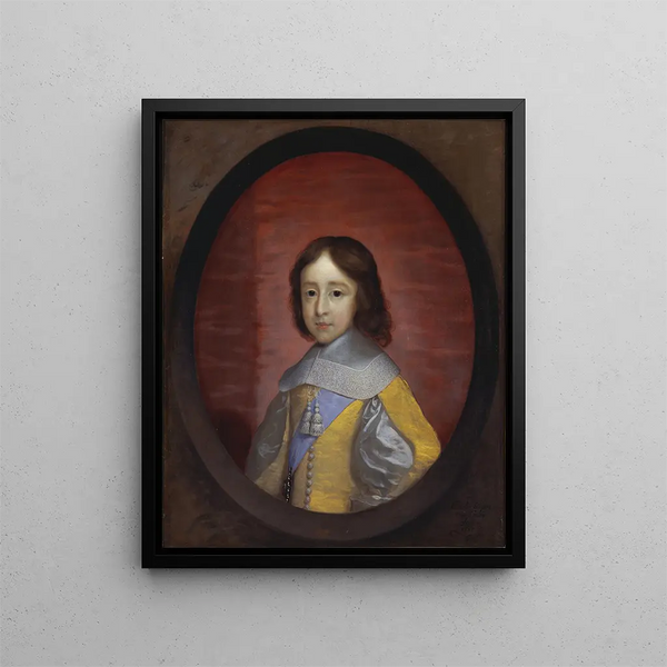 Guillaume III, prins av Orange barn - Cornelis Jonson van Ceulen — inramlat konstverk på väggen