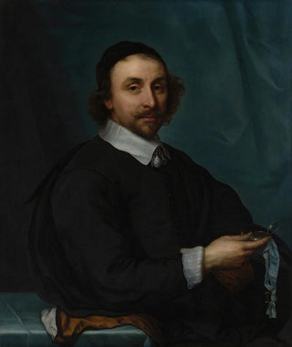 Cornelis Jonson van Ceulen the Younger - Portrait of a Man with a Watch.webp