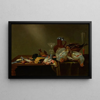 Cornelis Mahu - Still Life with Game Birds.webp