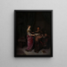 Le Duo - Cornelis Pietersz Bega — inramlat konstverk på väggen