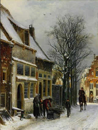 Cornelis Springer - A View Of Haarlem.webp