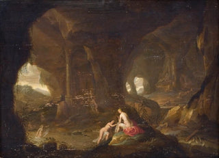 Cornelis Van Poelenburch - Bathing Nymphs in a Landscape.webp