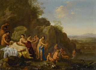 Cornelis Van Poelenburch - Diana and her attendants in a landscape with the spoils of the hunt.webp