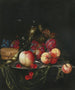 naturtavla med päron, druvor och plommon - Cornelis de Heem — vy av konstverket