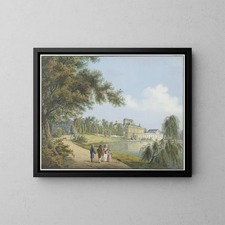 Cornelis de Kruyff - Gezicht op paleis Soestdijk.webp
