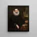 Le Notaire Barthel van den Berghe - Cornelis de Vos — inramlat konstverk på väggen