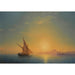 Reproduktion av målningen Solnedgång över Ischia - Ivan Konstantinovich Aivazovsky