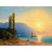 Reproduktion av målningen av solnedgång över Yalta - Ivan Konstantinovich Aivazovsky