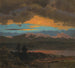 Solnedgång över Hudson-dalängen, New York - Frederic Edwin Church — vy av konstverket