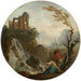 Fiskarepar - Charles-François Lacroix — vy av konstverket