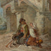 Par italien - Johann Grund — vy av konstverket