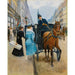 Reproduktion av målningen Courses Rue De La Paix - Jean Béraud