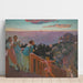 Reproduktion av målningen Skymning vid hortensior - Maurice Denis