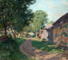 sommarens skymning - Willard Leroy Metcalf — vy av konstverket