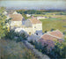 sommarens skymning - Willard Leroy Metcalf — vy av konstverket