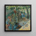 Äppelskörd - Camille Pissarro — inramlat konstverk på väggen