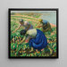 Cueilleurs de tulipes - Harold Harvey — inramlat konstverk på väggen