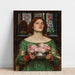Reproduktion av målningen Cueillez les boutons de rose tant que vous le pouvez - John William Waterhouse