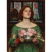 Reproduktion av målningen Cueillez les boutons de rose tant que vous le pouvez - John William Waterhouse