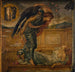 Cupidon som hittar Psyche som sover vid en fontän - Sir Edward Coley Burne-Jones — vy av konstverket