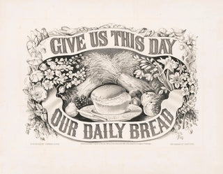 Donne-nous aujourd'hui notre pain quotidien - Currier & Ives — vy av konstverket